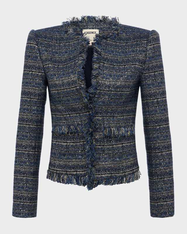 Angelina Metallic Tweed Jacket
